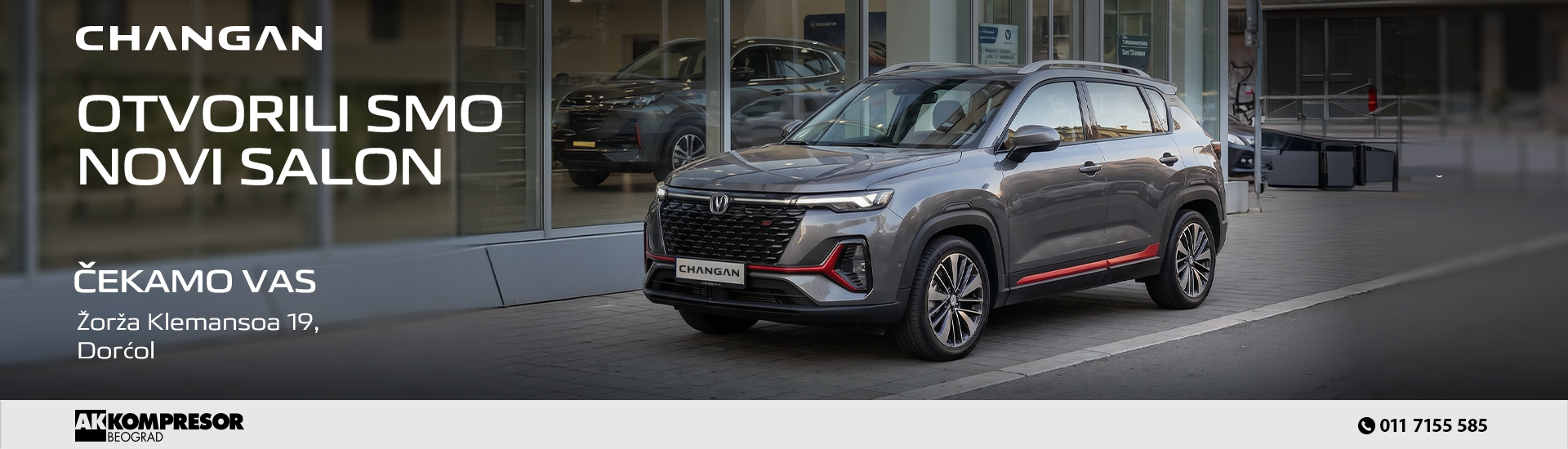 Otvoren je CHANGAN salon u AK Kompresor
